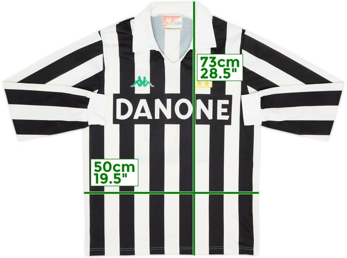 1992-94 Juventus Basic Home L/S Shirt #10 - 7/10 - (L)