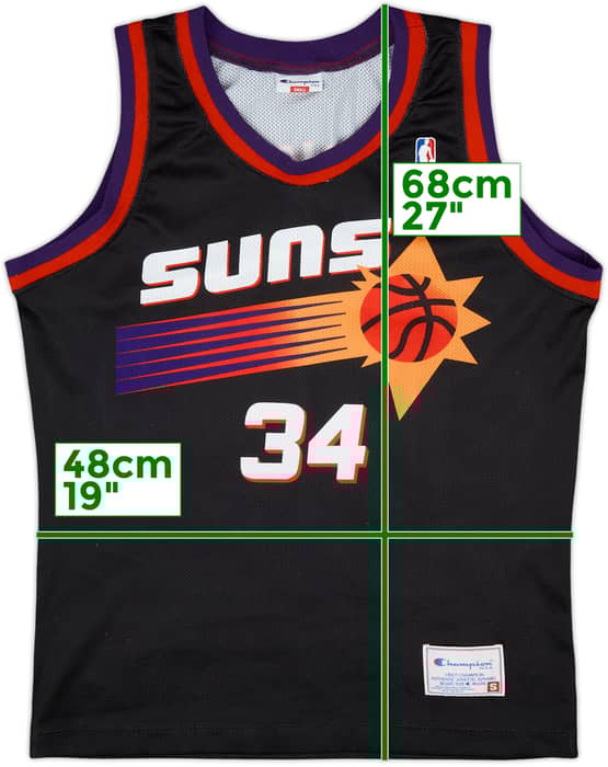 1994-96 Phoenix Suns Barkley #34 Champion Alternate Jersey - 8/10 - (S)
