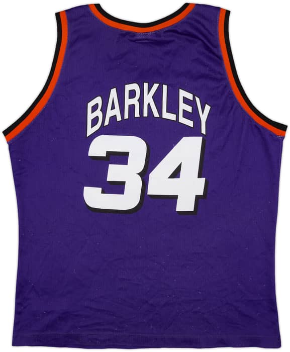 1992-96 Phoenix Suns Barkley #34 Champion Away Jersey - 7/10 - (L)