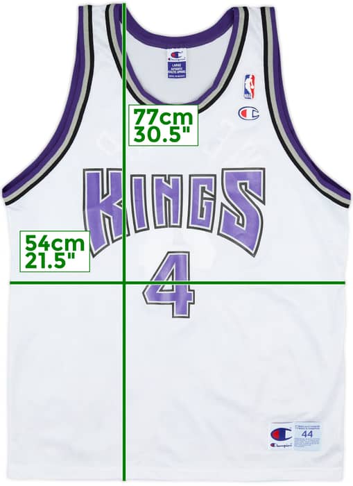1998-02 Sacramento Kings Webber #4 Champion Home Jersey - 9/10 - (L)