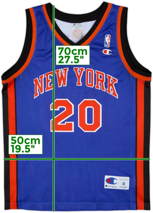 2001-05 New York Knicks Houston #20 Champion Away Jersey - 9/10 - (M)