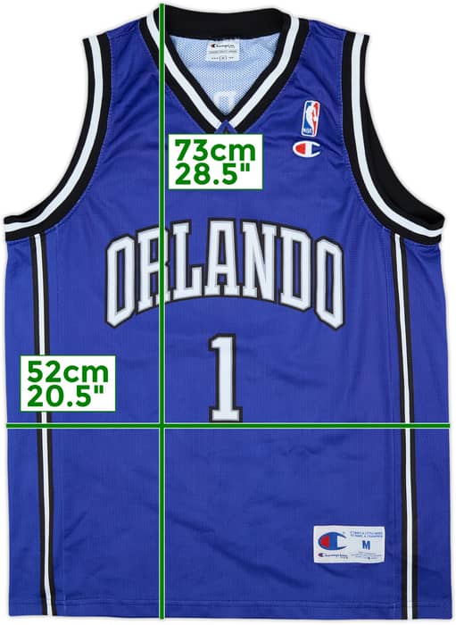 2003-04 Orlando Magic McGrady #1 Champion Away Jersey - 9/10 - (M)