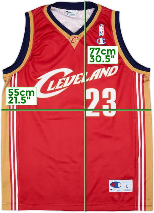 2003-10 Cleveland Cavaliers James #23 Champion Away Jersey - 9/10 - (L)