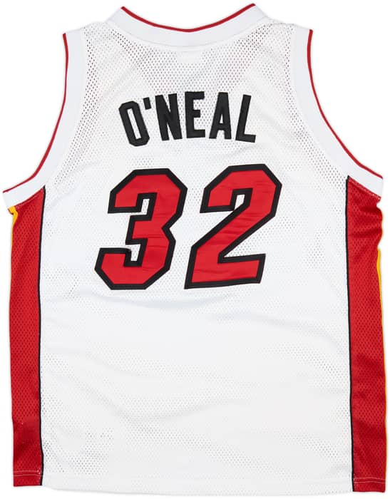 2004-07 Miami Heat O'Neal #32 Champion Authentic Home Jersey - 6/10 - (XL)