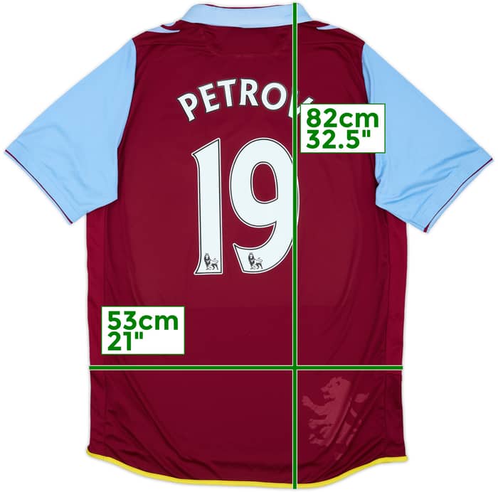 2012-13 Aston Villa Home Shirt Petrov #19 - 6/10 - (L)
