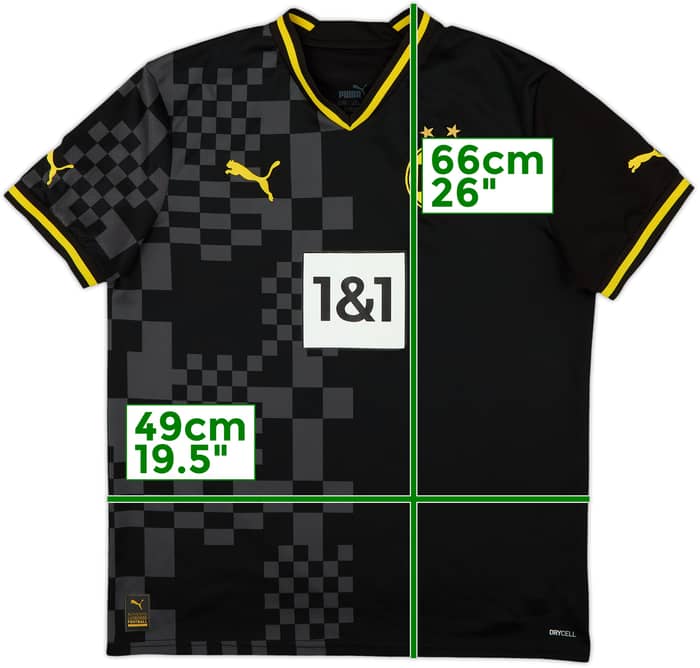 2022-23 Borussia Dortmund Away Shirt - 7/10 - (XL.Boys)