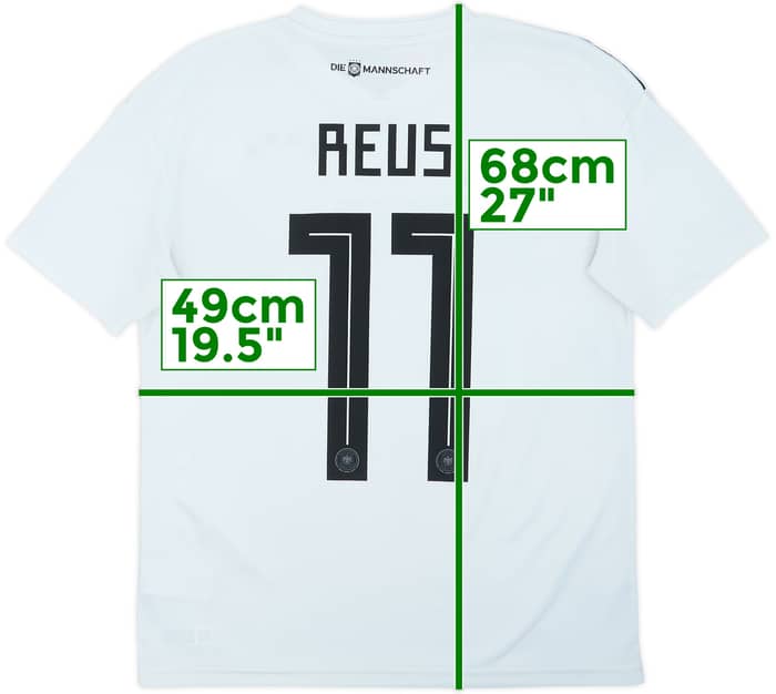 2018-19 Germany Home Shirt Reus #11 - 8/10 - (XL.Boys)