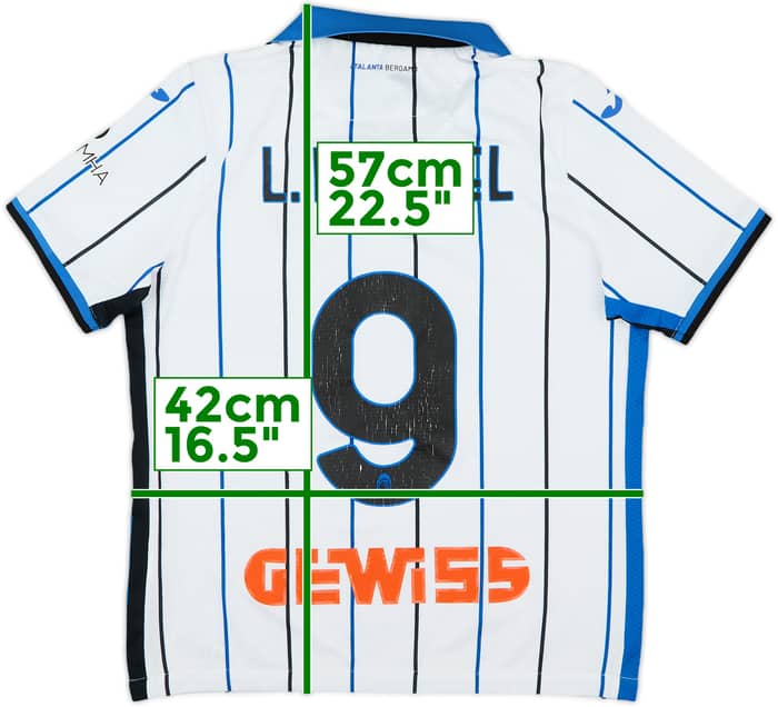 2021-22 Atalanta Away Shirt L.Muriel #9 - 4/10 - (M.Boys)