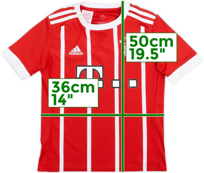 2017-18 Bayern Munich Home Shirt - 7/10 - (S.Boys)