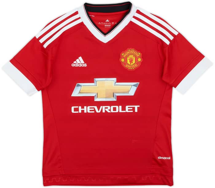 2015-16 Manchester United Home Shirt Rooney #10 - 8/10 - (S.Boys)