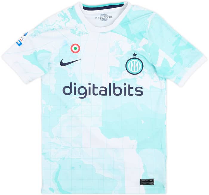 2022-23 Inter Milan Away Shirt Dzeko #9 - 7/10 - (M.Boys)