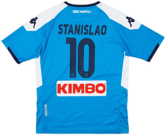 2019-20 Napoli Home Shirt Stanislao #10 - 8/10 - (S.Boys)