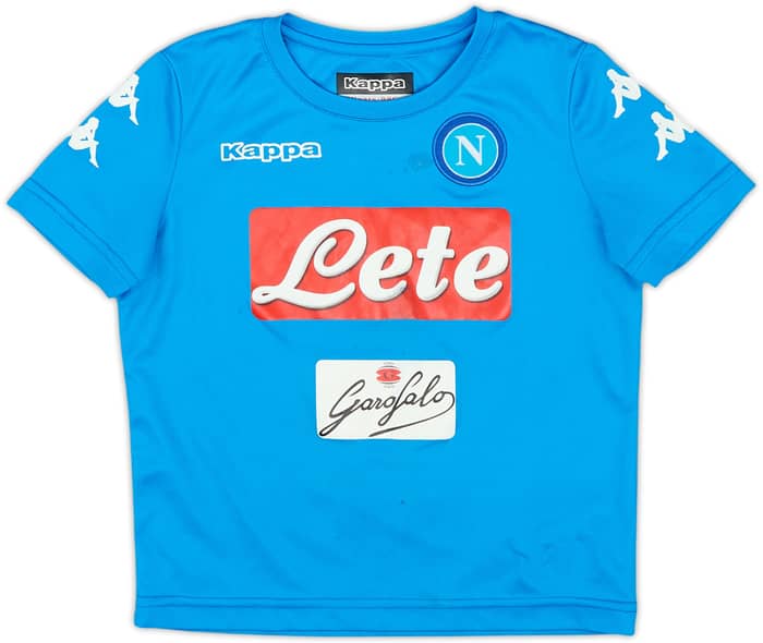 2016-17 Napoli Home Shirt - 6/10 - (3-4 Years)