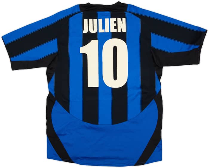 2003-04 Inter Milan Home Shirt Julien #10 - 8/10 - (XL.Boys)