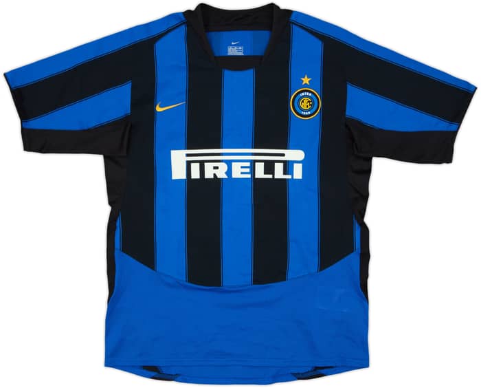 2003-04 Inter Milan Home Shirt Julien #10 - 8/10 - (XL.Boys)