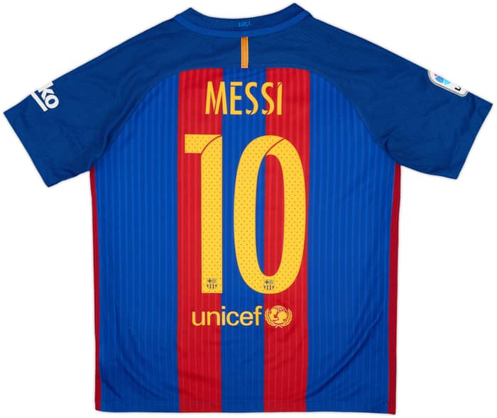 2016-17 Barcelona Camiseta Local Messi #10 - 8/10 - (XL.Niños)