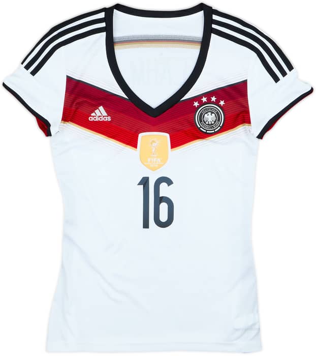 2014-15 Germany Home Shirt Lahm #16 - 5/10 - (Women's M)