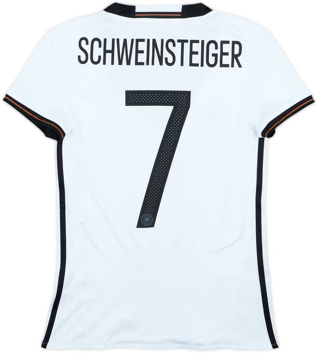Camiseta de local de Alemania 2015-16 Schweinsteiger #7 - 10/10 - (Mujeres S)