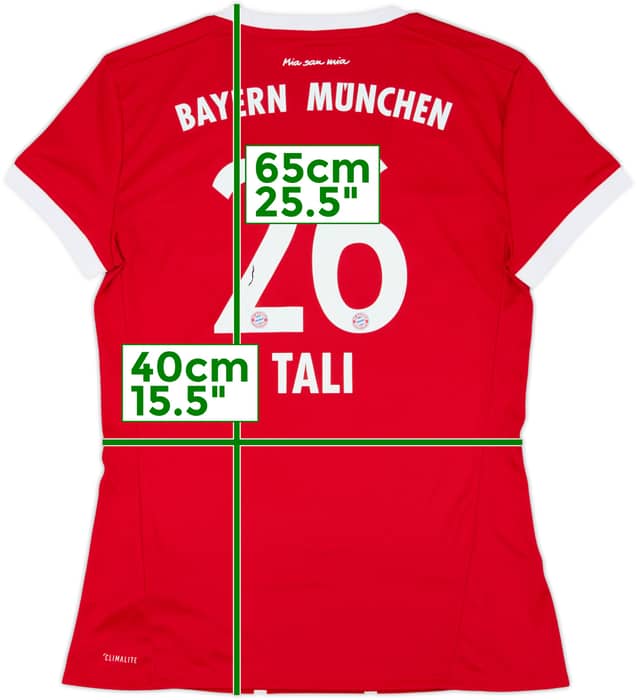 2017-18 Bayern Munich Away Shirt Tali #26 - 7/10 - (Women's M)