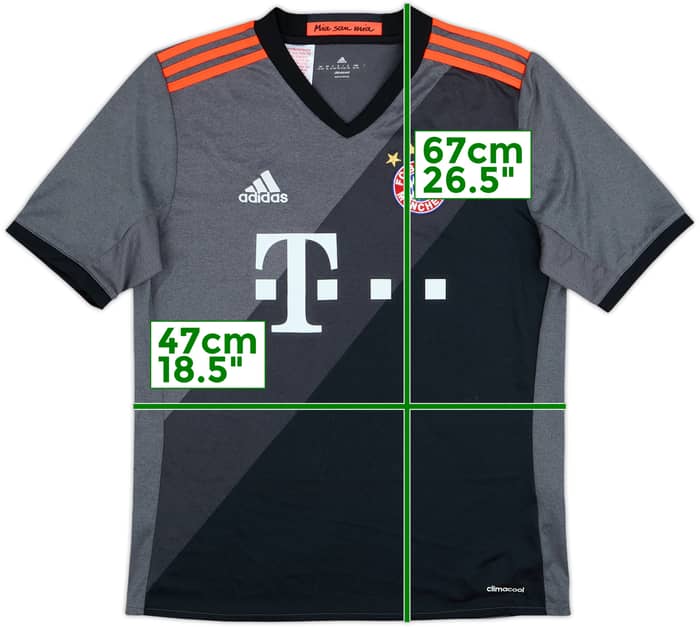 2016-17 Bayern Munich Away Shirt Lewandowski #9 - 5/10 - (XL.Boys)