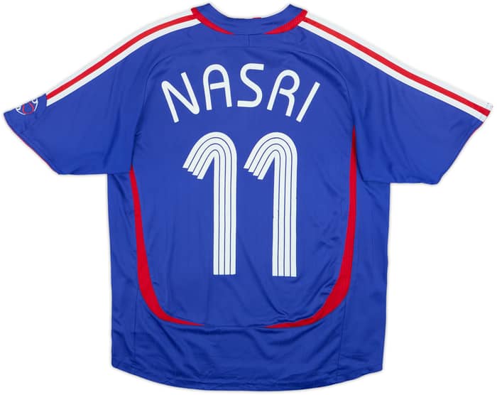2006-07 France Home Shirt Nasri #11 - 6/10 - (L.Boys)