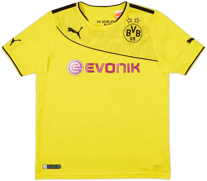 Camiseta de local de invierno del Borussia Dortmund 2013-14 Benno #99 - 8/10 - (XL.Niños)