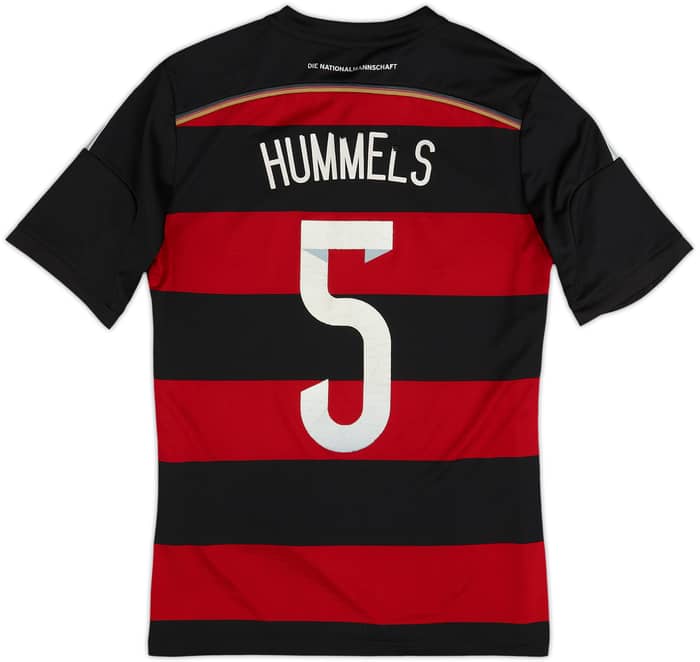 2014-15 Germany Away Shirt Hummels #5 - 4/10 - (XL.Boys)