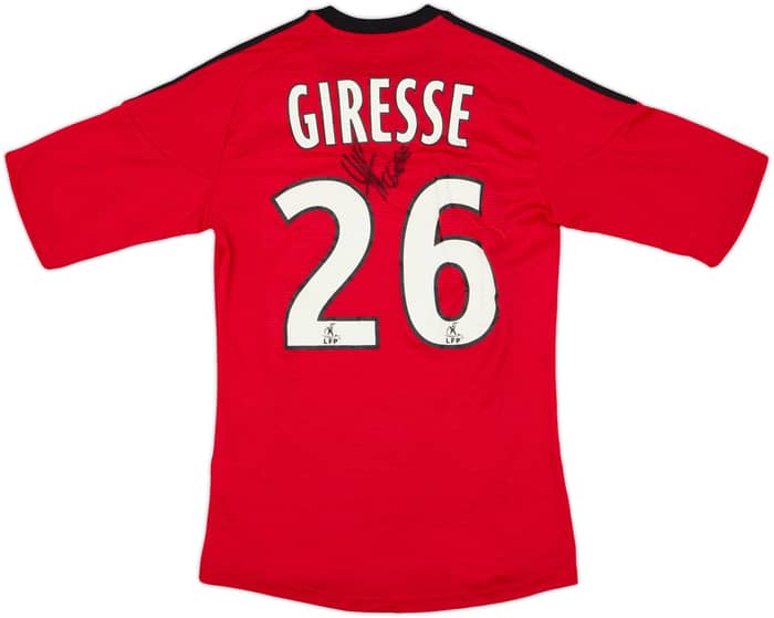 2010-11 EA Guingamp Signed Home Shirt Giresse #26 - 5/10 - (L.Boys)