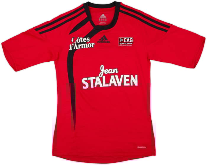 2010-11 EA Guingamp Signed Home Shirt Giresse #26 - 5/10 - (L.Boys)