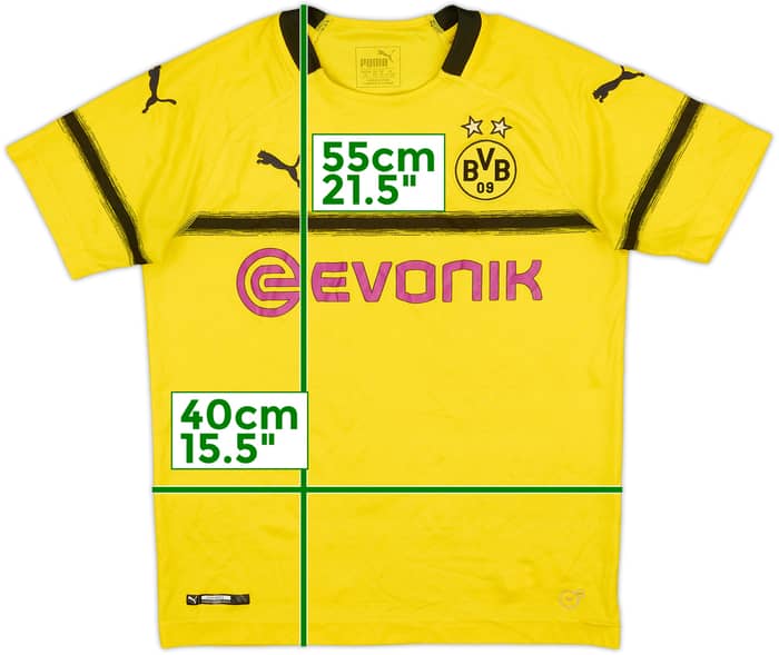 2018-19 Borussia Dortmund European Home Shirt - 9/10 - (M.Boys)