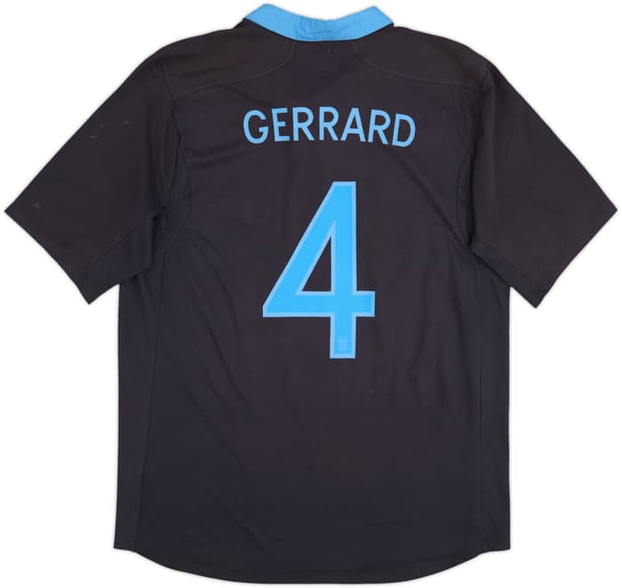 2011-12 England Away Shirt Gerrard #4 - 6/10 - (XXL)