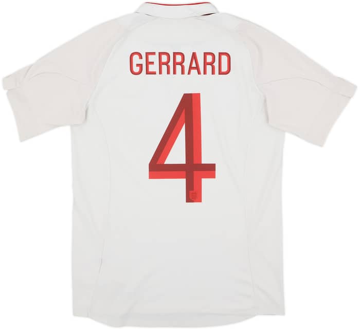 2012-13 Inglaterra Camiseta Local Gerrard #4 - 5/10 - (M)