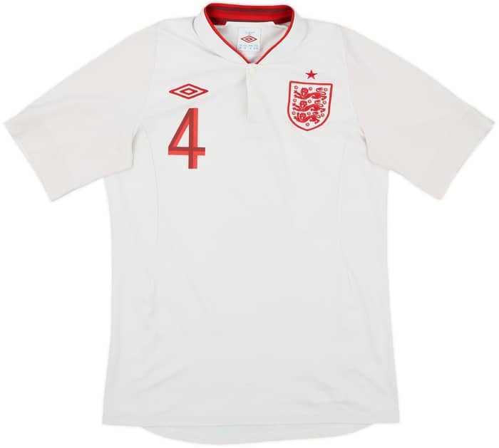 2012-13 Inglaterra Camiseta Local Gerrard #4 - 5/10 - (M)