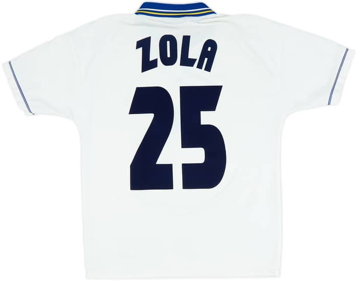 1998-00 Chelsea Away Shirt Zola #25 - 8/10 - (Y)