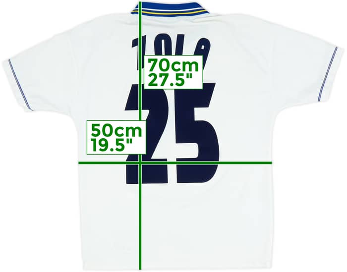 1998-00 Chelsea Away Shirt Zola #25 - 8/10 - (Y)