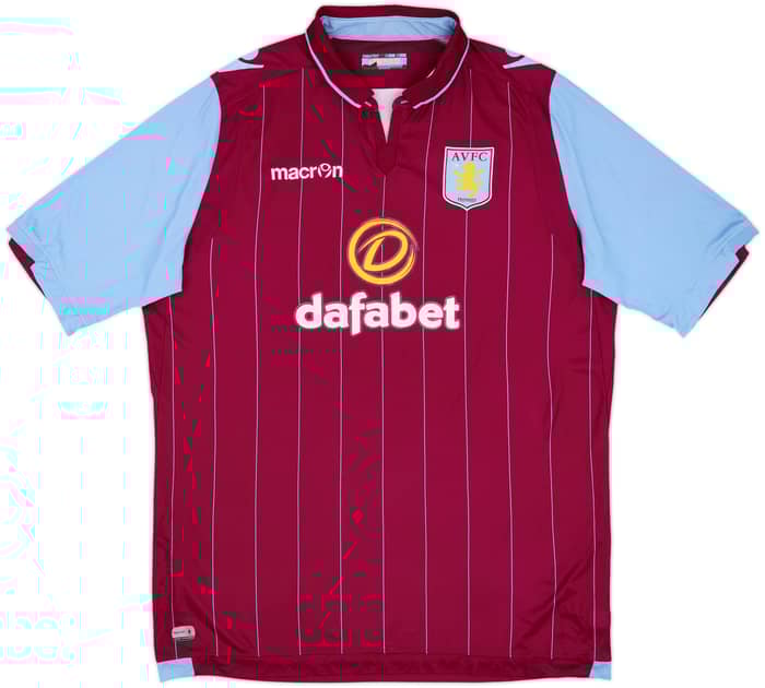 2014-15 Aston Villa Home Shirt Grealish #40 - 7/10 - (3XL)