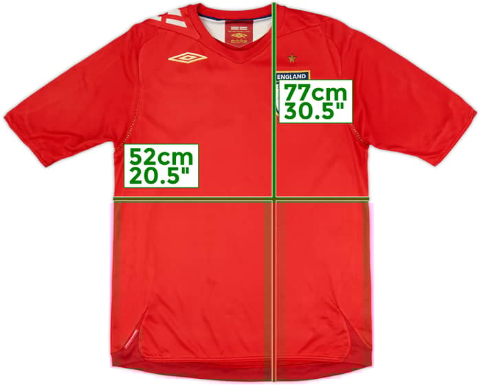 2006-08 England Away Shirt - 5/10 - (M)