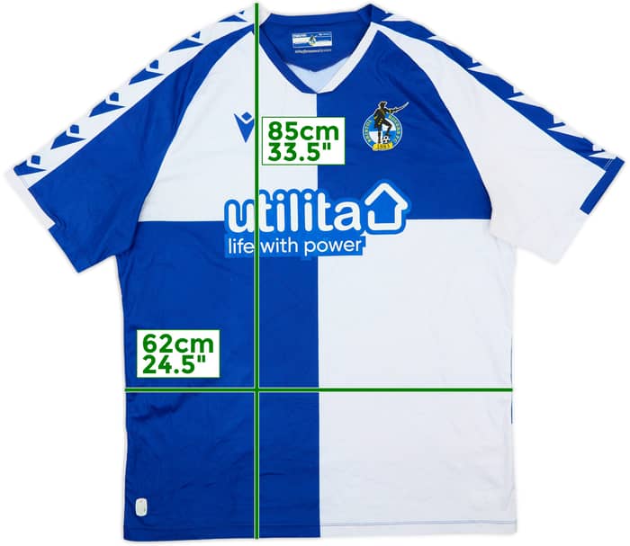 2022-23 Bristol Rovers Home Shirt - 7/10 - (4XL)
