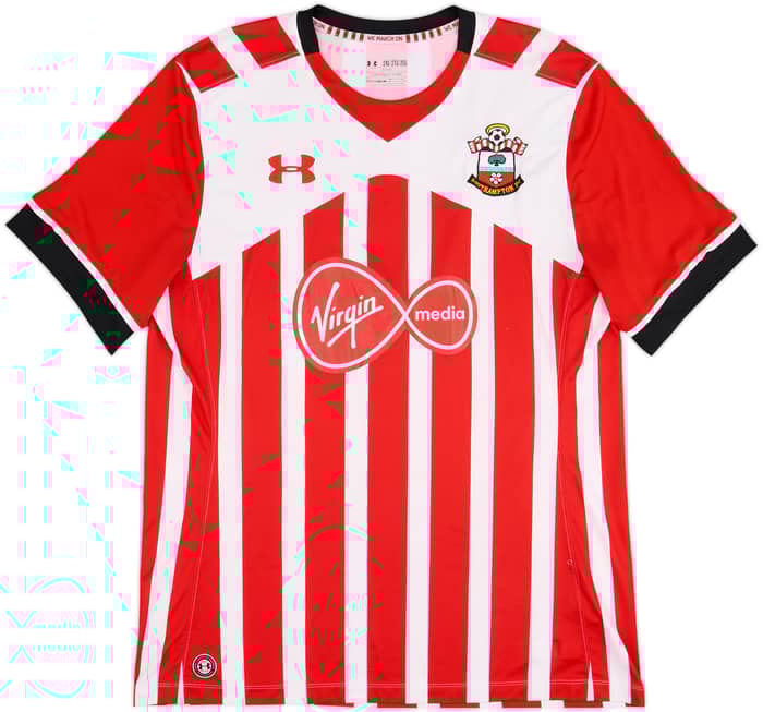 2016-17 Southampton Home Shirt Virgil #17 - 6/10 - (XXL)