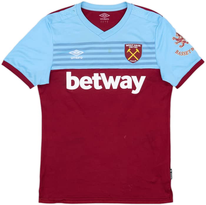 2019-20 West Ham Home Shirt Noble #16 - 6/10 - (M)