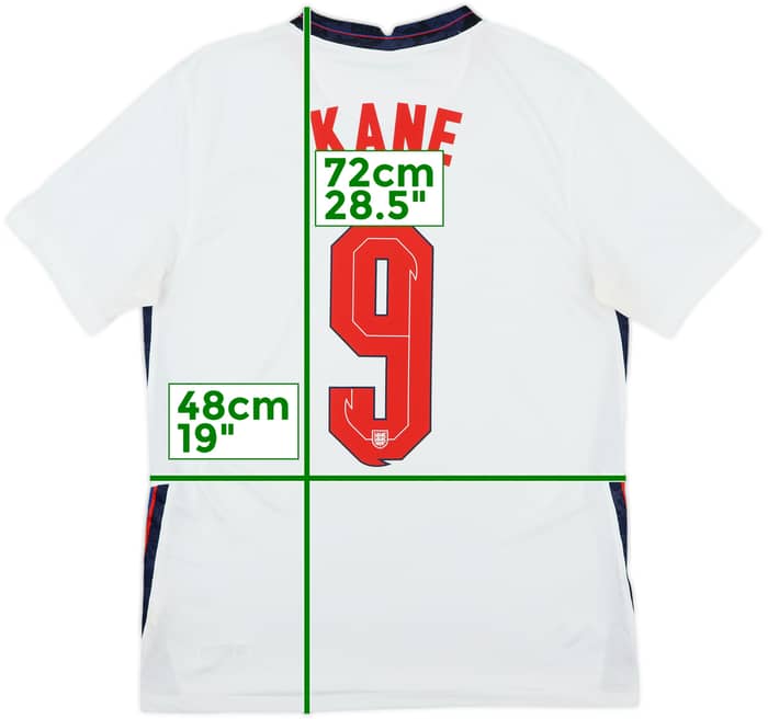 2020-22 England Home Shirt Kane #9 - 6/10 - (M)