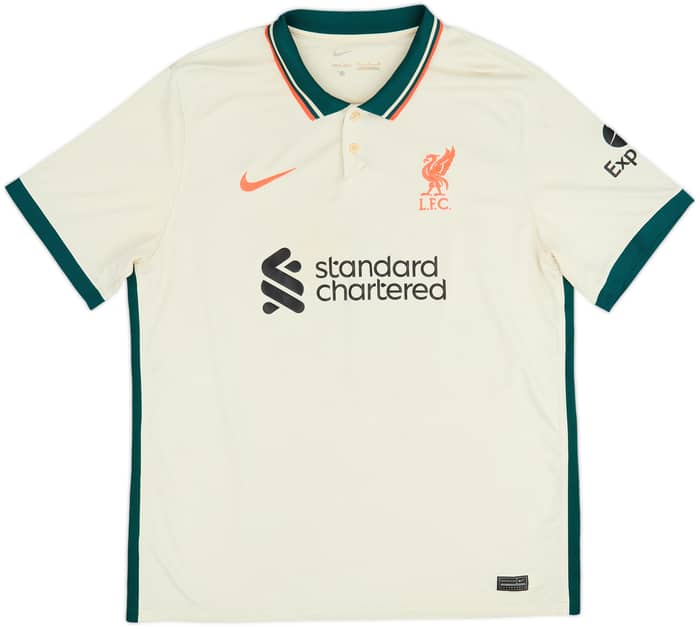 Camiseta de visitante del Liverpool 2021-22 M.Salah #11 - 7/10 - (XL)