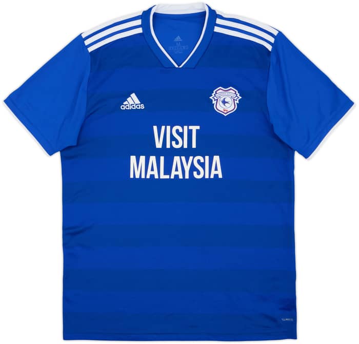 2018-19 Cardiff Home Shirt - 8/10 - (M)