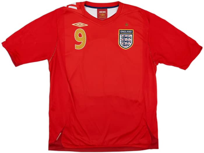 2006-08 England Away Shirt Rooney #9 - 6/10 - (XL)