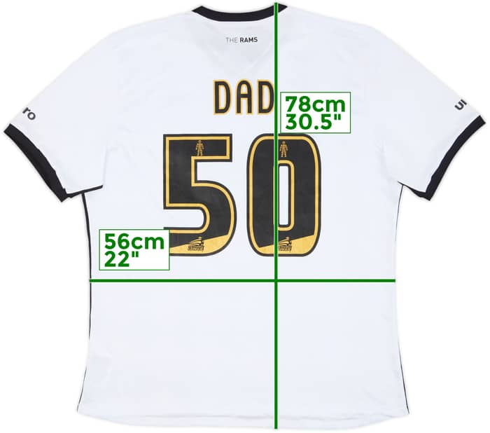 2015-16 Derby County Home Shirt Dad #50 - 10/10 - (XL)