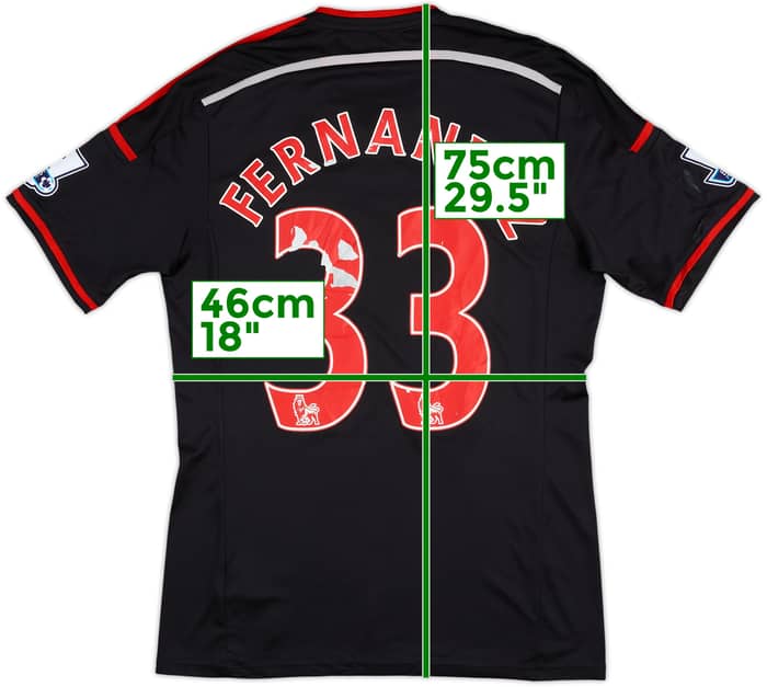 2014-15 Swansea Away Shirt Fernandez #33 - 4/10 - (L)