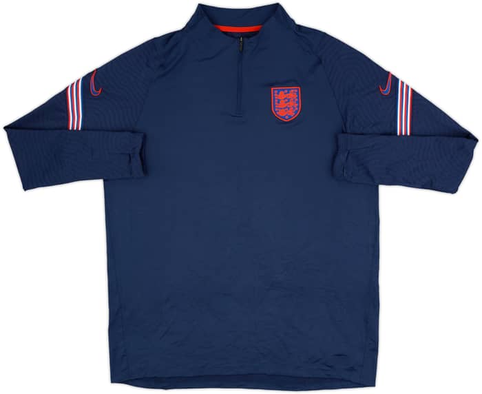 Top de entrenamiento con cremallera de 1/4 Nike de England 2020-21 - 9/10 - (XL)