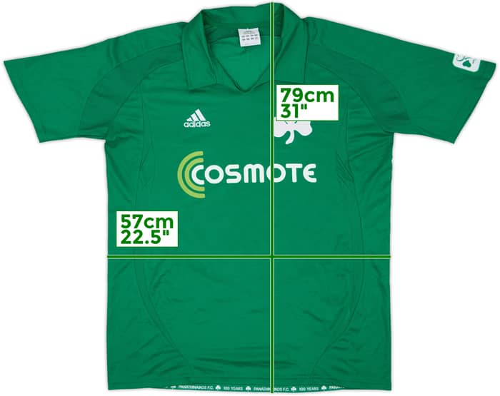 2008-09 Panathinaikos Home Shirt - 8/10 - (XL)