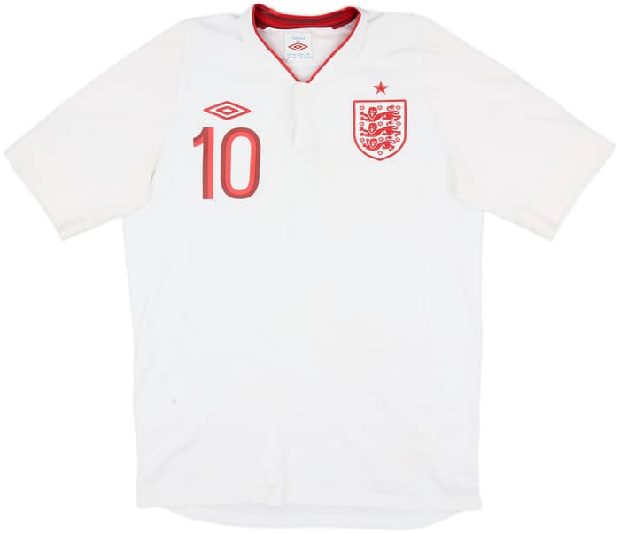 2012-13 England Home Shirt Rooney #10 - 6/10 - (M)