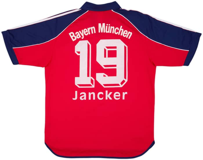 1999-01 Bayern Munich Home Shirt Jancker #19 - 9/10 - (L)